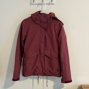 Maroon Dry Flight Roxy coat